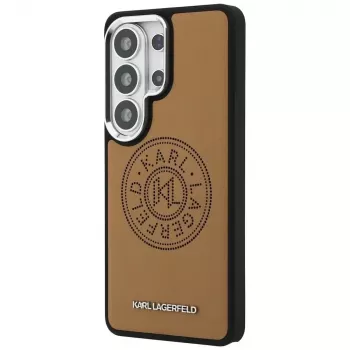 KARL LAGERFELD Perforated KLMagSafe Case für Samsung Galaxy S26 Ultra - Braun