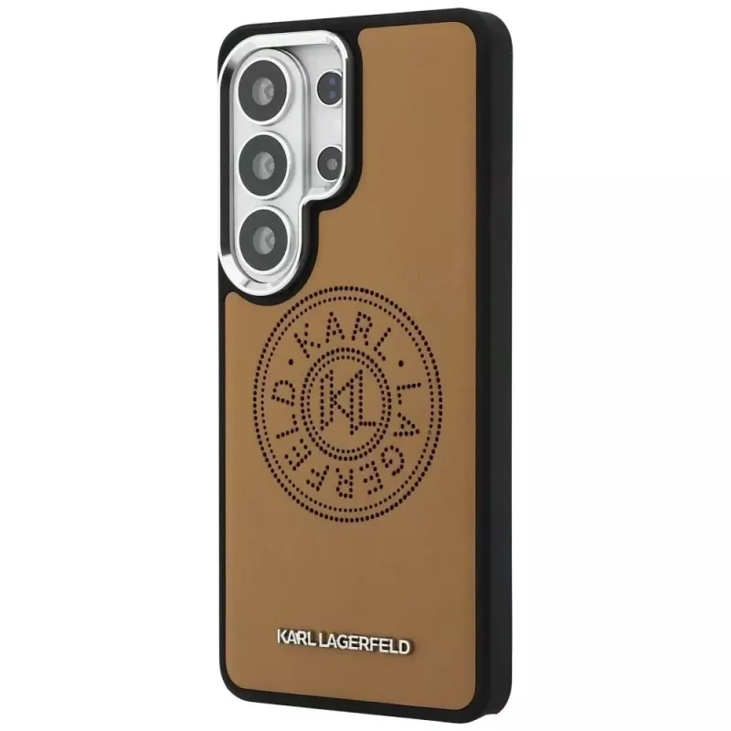 KARL LAGERFELD Perforated KLMagSafe Case für Samsung Galaxy S26 Ultra - Braun