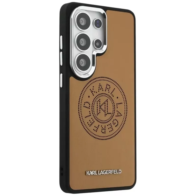 KARL LAGERFELD Perforated KLMagSafe Case für Samsung Galaxy S26 Ultra - Braun