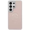 Karl Lagerfeld Embossed Ring RSG Logo MagSafe Case für Samsung Galaxy S26 Ultra - Pink