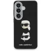 Karl Lagerfeld Saffiano Double Heads Metal Case für Samsung Galaxy S26+ Schwarz