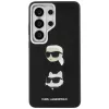 Karl Lagerfeld Saffiano Double Heads Metal Case für Samsung Galaxy S26 Ultra Schwarz