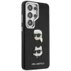 Karl Lagerfeld Saffiano Double Heads Metal Case für Samsung Galaxy S26 Ultra Schwarz