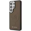 KARL LAGERFELD Embossed Ring Initials MagSafe Case für Samsung Galaxy S26 Ultra, Braun