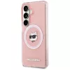 KARL LAGERFELD IML Repeated Choupette MagSafe Case für Samsung Galaxy S26, Pink