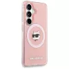 Karl Lagerfeld IML Repeated Choupette MagSafe Case für Samsung Galaxy S26+ Pink