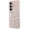 Karl Lagerfeld IML KC Script MagSafe Case für Samsung Galaxy S26, Pink