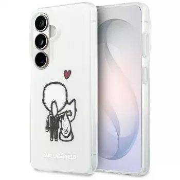 KARL LAGERFELD IML Karl & Choupette MagSafe Case für Samsung Galaxy S26, Transparent