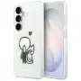 KARL LAGERFELD IML Karl & Choupette MagSafe Case für Samsung Galaxy S26, Transparent