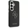 Guess Grained Big 4G Metal Logo Case für Samsung Galaxy S26 - Schwarz