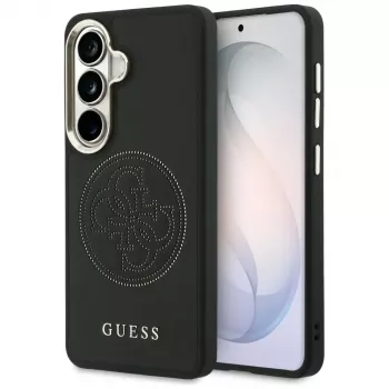 Guess Perforated Logo MagSafe Case für Samsung Galaxy S26 - Schwarz