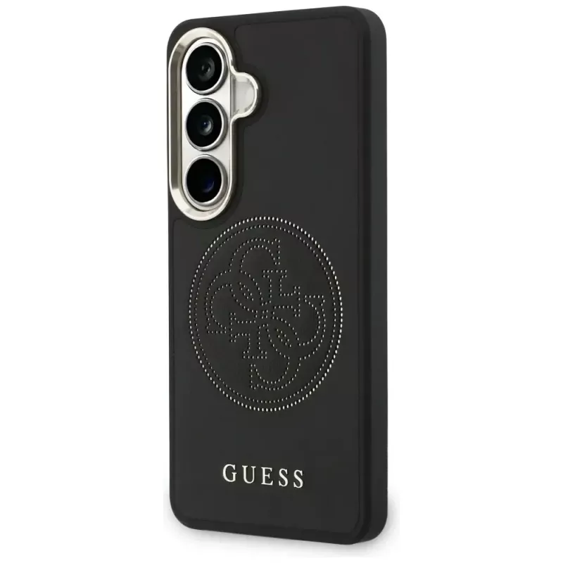 Guess Perforated Logo MagSafe Case für Samsung Galaxy S26 - Schwarz