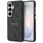 Guess 4G Embossed Ring MagSafe Case für Samsung Galaxy S26+ (Schwarz)