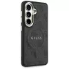 Guess 4G Embossed Ring MagSafe Case für Samsung Galaxy S26+ (Schwarz)