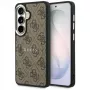 Guess 4G Embossed Ring MagSafe Case für Samsung Galaxy S26+ (Braun)