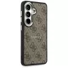 Guess 4G Embossed Ring MagSafe Case für Samsung Galaxy S26+ (Braun)