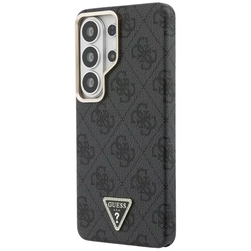 Guess 4G Triangle Logo MagSafe Case für Samsung Galaxy S26 Ultra (Schwarz)