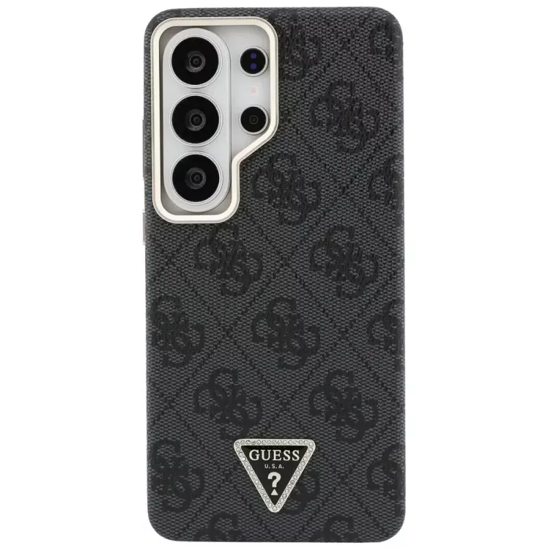 Guess 4G Triangle Logo MagSafe Case für Samsung Galaxy S26 Ultra (Schwarz)