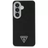 Guess Fixed Glitter Triangle MagSafe Case für Samsung Galaxy S26+ Schwarz