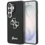 Guess IML Big Metal 4G Script Case für Samsung Galaxy S26 Ultra (Schwarz)