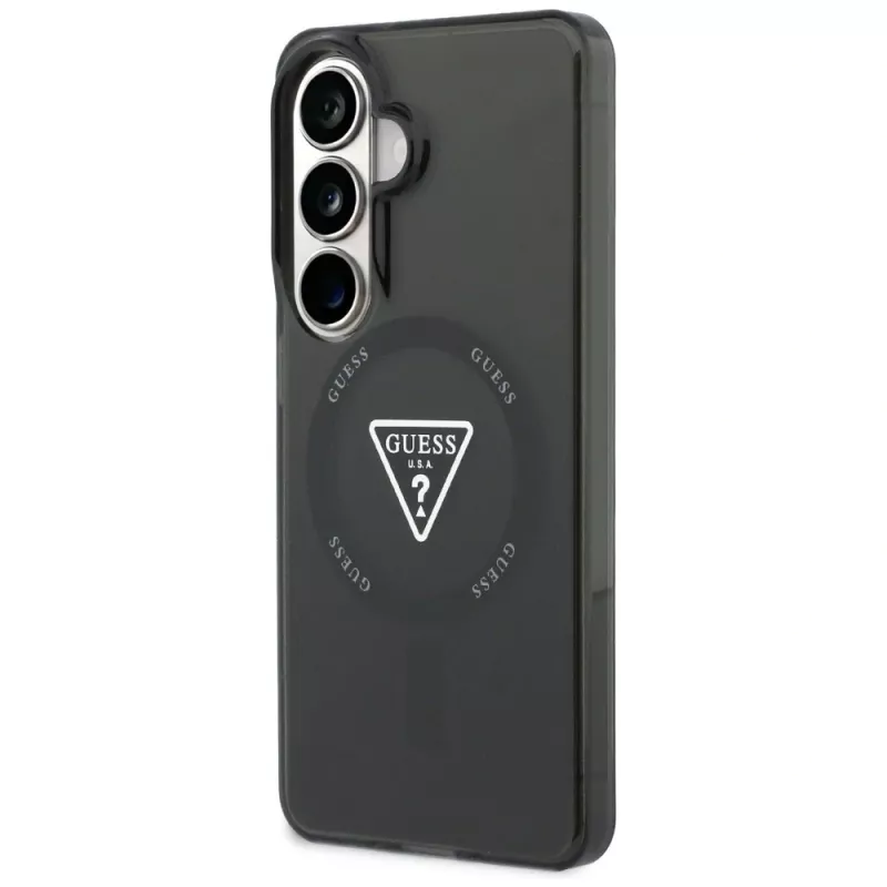 Guess IML Gradient Triangle MagSafe Case für Samsung Galaxy S26 - Schwarz