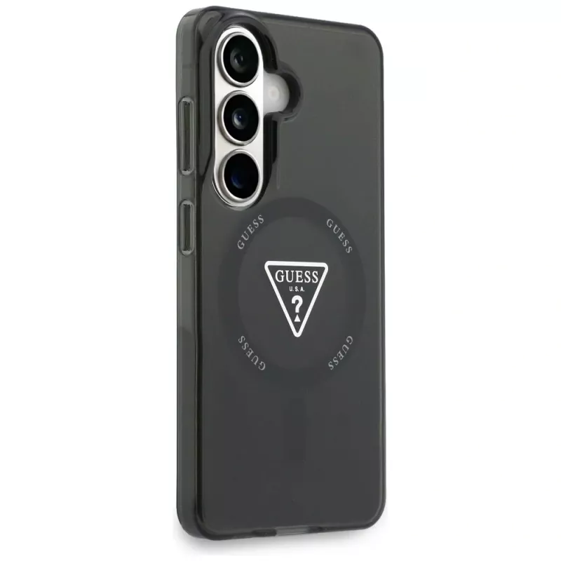 Guess IML Gradient Triangle MagSafe Case für Samsung Galaxy S26 - Schwarz