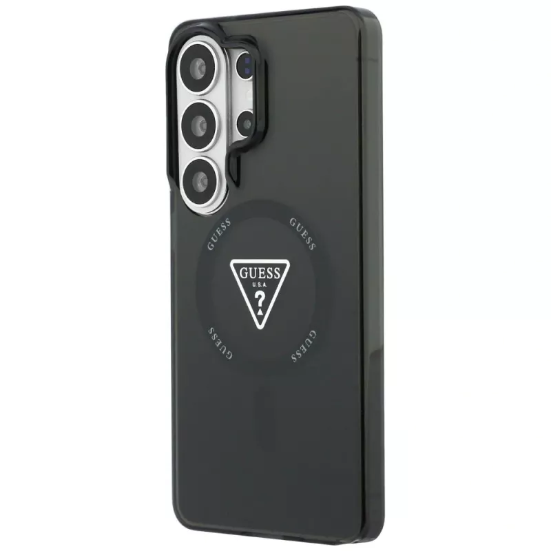 Guess IML Gradient Triangle MagSafe Case für Samsung Galaxy S26 Ultra (Schwarz)