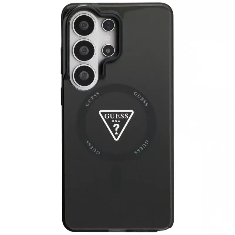 Guess IML Gradient Triangle MagSafe Case für Samsung Galaxy S26 Ultra (Schwarz)