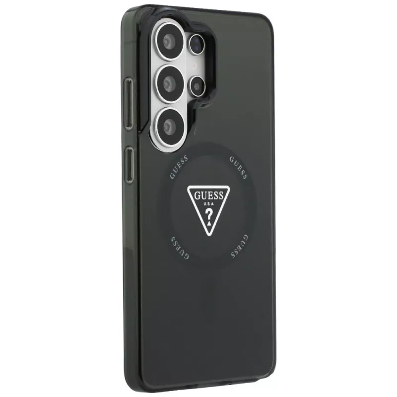 Guess IML Gradient Triangle MagSafe Case für Samsung Galaxy S26 Ultra (Schwarz)