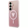 Guess IML Gradient Triangle MagSafe Case für Samsung Galaxy S26 (Pink)