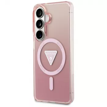 Guess IML Gradient Triangle MagSafe Case für Samsung Galaxy S26 (Pink)