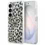 Guess IML Leopard Print Triangle MagSafe Case für Samsung Galaxy S26, Schwarz