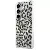 Guess IML Leopard Print Triangle MagSafe Case für Samsung Galaxy S26, Schwarz