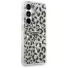 Guess IML Leopard Print Triangle MagSafe Case für Samsung Galaxy S26, Schwarz