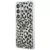 Guess IML Leopard Print Triangle MagSafe Case für Samsung Galaxy S26 Ultra (Schwarz)