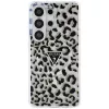 Guess IML Leopard Print Triangle MagSafe Case für Samsung Galaxy S26 Ultra (Schwarz)