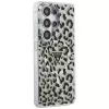 Guess IML Leopard Print Triangle MagSafe Case für Samsung Galaxy S26 Ultra (Schwarz)