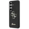 Guess Fixed Glitter Big 4G Metal Logo Case für Samsung Galaxy S26 (Schwarz)