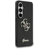 Guess Fixed Glitter Big 4G Metal Logo Case für Samsung Galaxy S26 (Schwarz)