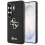 Guess Fixed Glitter Big 4G Metal Logo Case für Samsung Galaxy S26 Ultra (Schwarz)