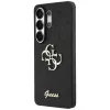 Guess Fixed Glitter Big 4G Metal Logo Case für Samsung Galaxy S26 Ultra (Schwarz)