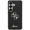 Guess Fixed Glitter Big 4G Metal Logo Case für Samsung Galaxy S26 Ultra (Schwarz)