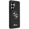 Guess Fixed Glitter Big 4G Metal Logo Case für Samsung Galaxy S26 Ultra (Schwarz)