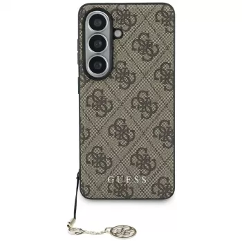 Guess 4G Classic Logo Charm MagSafe Case für Samsung Galaxy S26 (Braun)