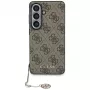 Guess 4G Classic Logo Charm MagSafe Case für Samsung Galaxy S26 (Braun)