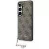 Guess 4G Classic Logo Charm MagSafe Case für Samsung Galaxy S26 (Braun)