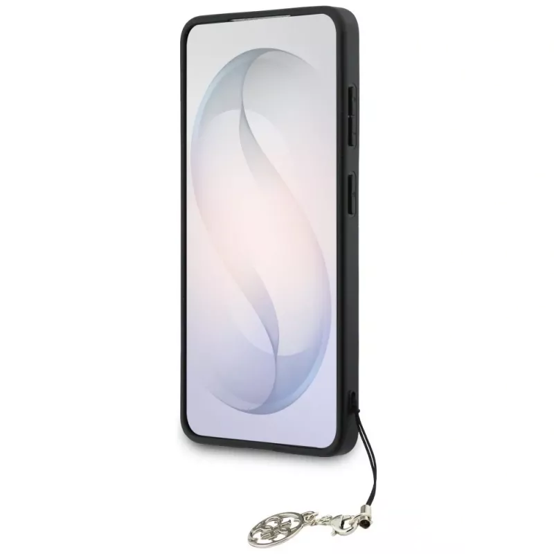 Guess 4G Classic Logo Charm MagSafe Case für Samsung Galaxy S26 (Braun)