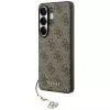 Guess 4G Classic Logo Charm MagSafe Case für Samsung Galaxy S26 Ultra (Braun)