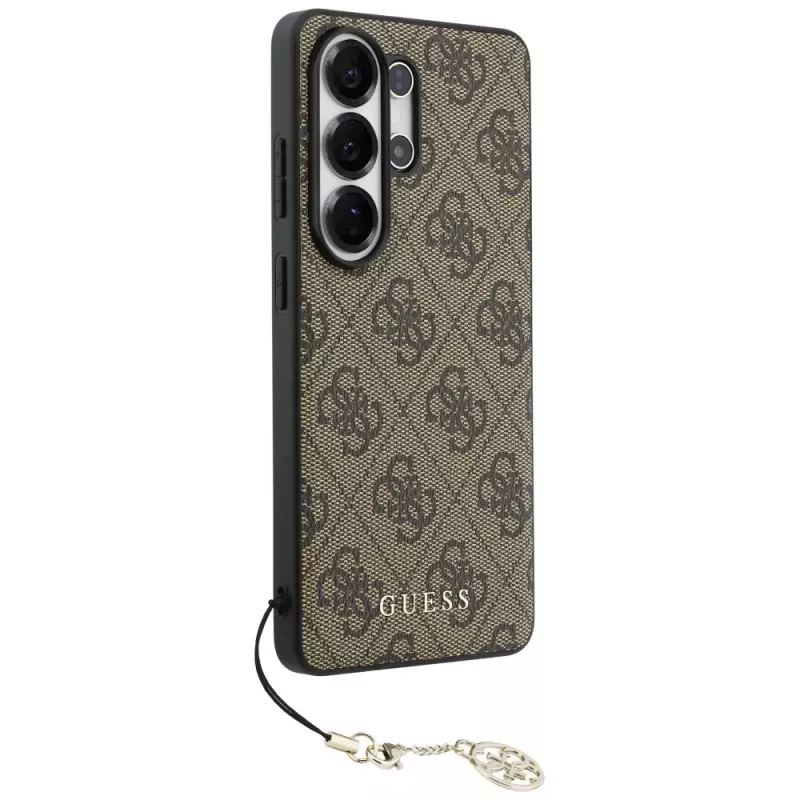 Guess 4G Classic Logo Charm MagSafe Case für Samsung Galaxy S26 Ultra (Braun)