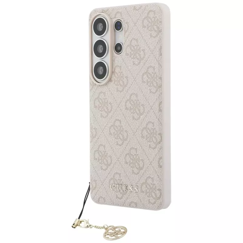 Guess 4G Classic Logo Charm MagSafe Case für Samsung Galaxy S26 Ultra (Pink)